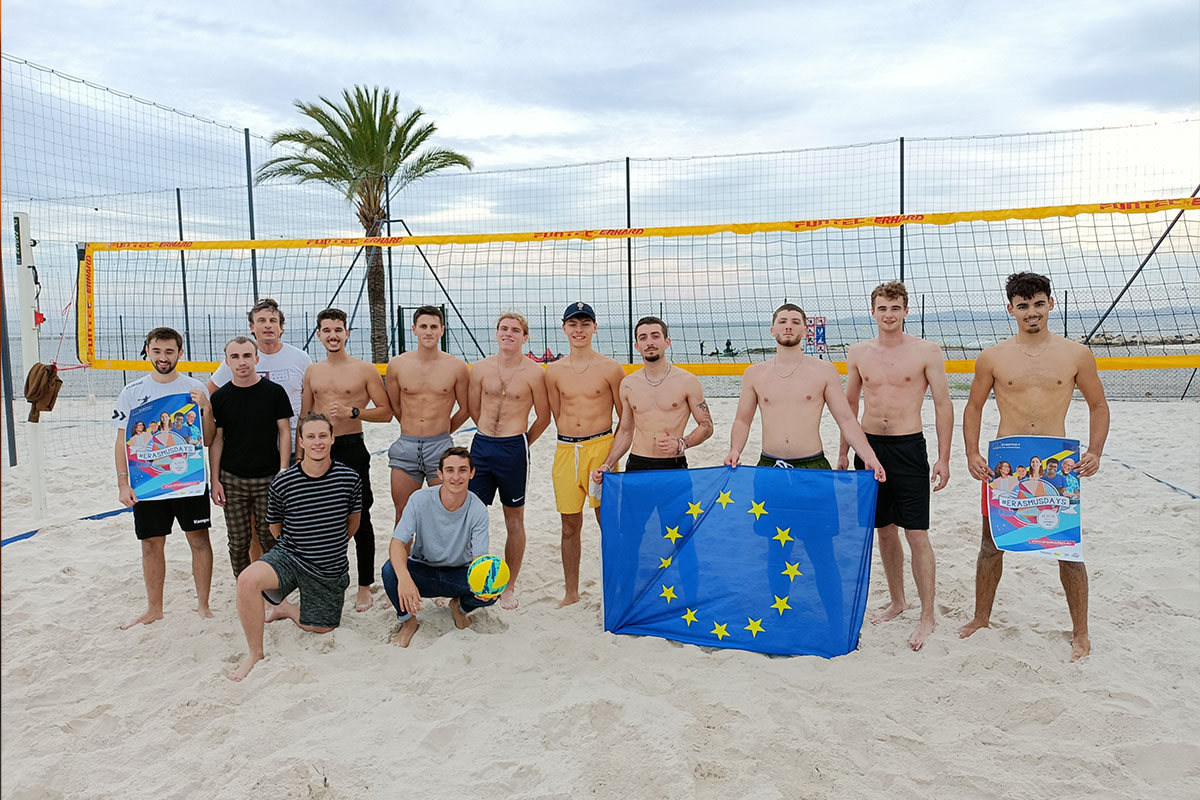 Erasmus Days étudiants tournoi de volley